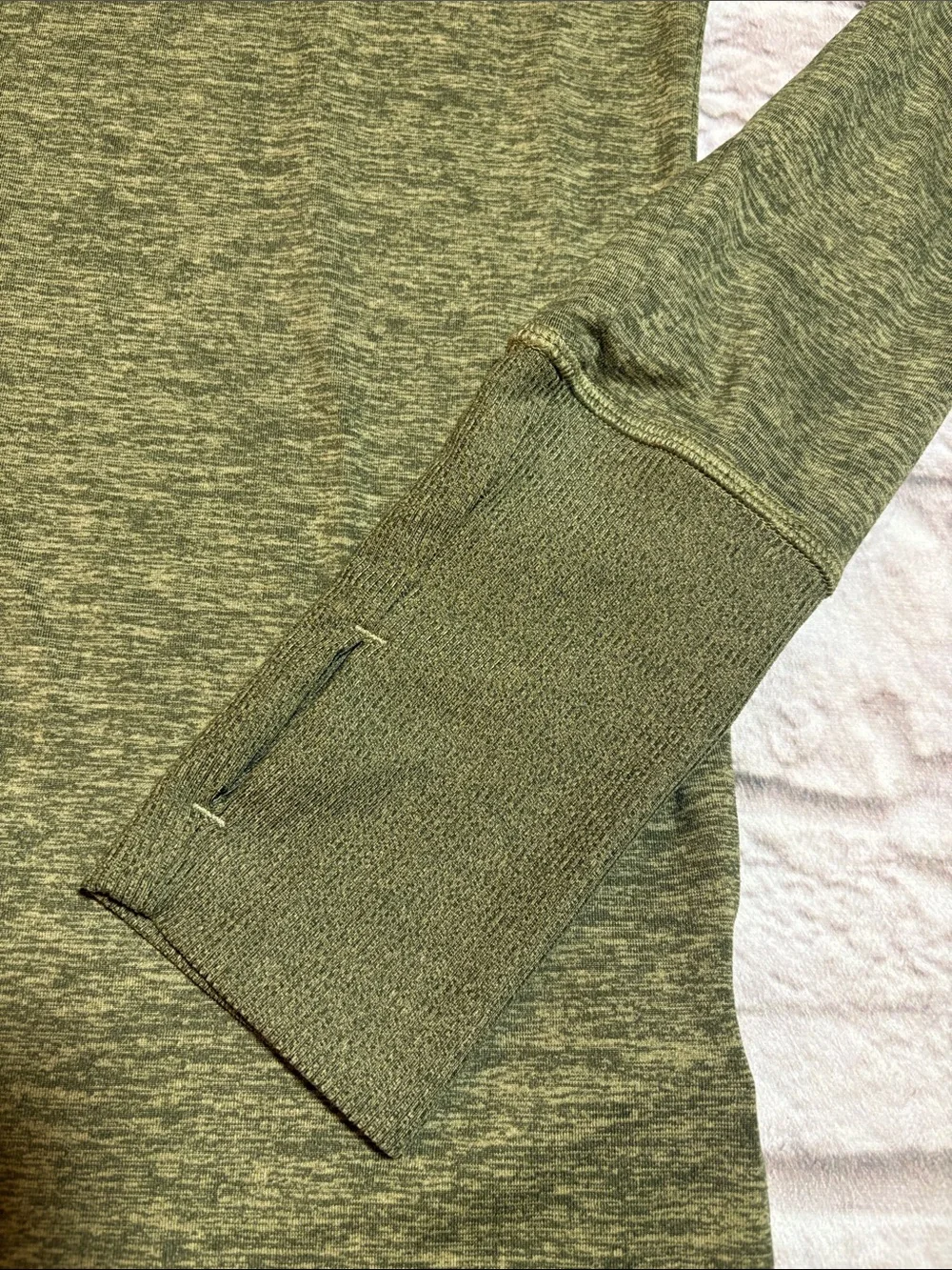 Nike Olive Green Women's Lightweight Hooded Top